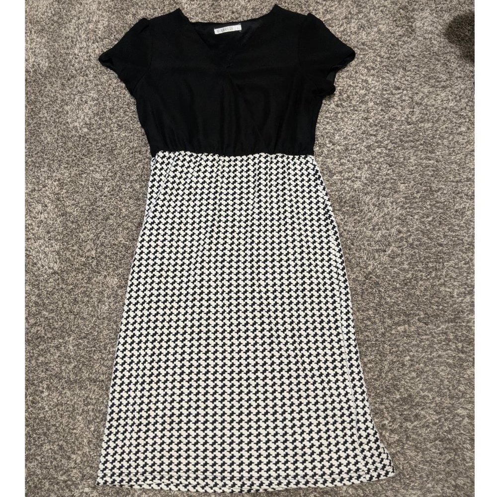 Black and white dress